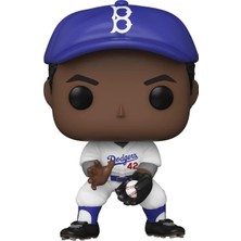 Funko Pop! Simgeler Jackie Robinson Tam Renk Üniforma Sigara Chase Şekil