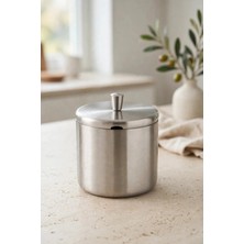 ÖzSa Home Ege Büyük Boy Paslanmaz Çelik Baharatlık Ev Cafe Restaurant Otel Kullanımına Uygun 7 cm