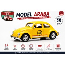 Duman Oyuncak Classic Br Sarı Şarjlı Uzaktan Kumandalı Model Araba 25 cm