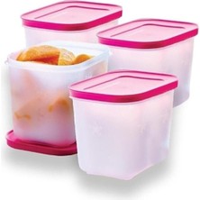 Tupperware Alaska Serisi (4 x 1.1l Dik) Buzdolabı Saklama Kabı