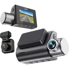 Kawa D7 2 Kameralı Ön ve Arka 4K+1080P Hdr Wi-Fi 6 ve Gps'li Araç Kamerası