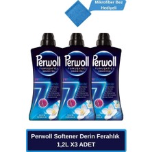 Perwoll Yumuşatıcı Derin Ferahlık 1,2l X3 Adet