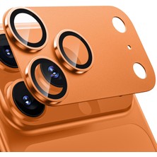 Wsken iPhone 17 Pro Için Mat Kamera Koruması - Metal Plaka 9h Sertlik Çizilmeye Karşı Dayanıklı, Kab