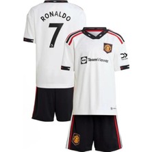 Breathless Manchester/united 2022/23 Cristiano Ronaldo Beyaz Çocuk Forması