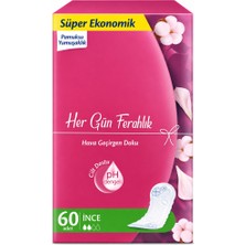 NW NessiWorld Her Gün Ferahlık Günlük Ped 60'lı