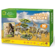 NW NessiWorld 3D Puzzle Afrika Yaban Hayatı