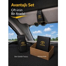 Buluxe Design Toyota Gözlük Tutucu ve Ruhsat Kabı
