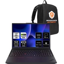 Lenovo Thinkpad P16V Gen 3 Core Ultra 7 265H Iş Istasyonu 16GB Ram 2tb SSD 16" Fhd+ Freedos + Per4 USB 21RTS1EA00P310