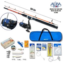 Albastar Tam Takım Profesyonel Tekne Olta Seti TTS003 150 cm Kullanıma Hazır Aksesuarlar