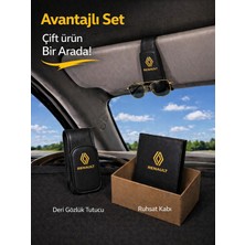 Buluxe Design Renault Gözlük Tutucu ve Ruhsat Kabı