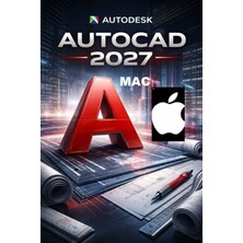 Autodesk AutoCAD 2027 (Mac) - 1 Mac 1 Yıl Serial Kod Full Sürüm