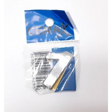 Hace Bazaar 4 cm Plastik Krom Kaplama Kapı Numarası -1