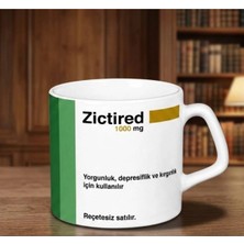 Purple Sky Zictired Yazılı Eğlenceli Tasarım Kupa