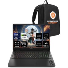 Hp Omen Slim 16 Core Ultra 7 255H Rtx 5060 8gb 24GB Ram 4tb SSD 16" Fhd+ 165Hz Freedos CK9L3EAPN315 Gaming Laptop + Per4 Çanta