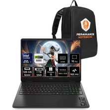 Hp Omen Slim 16 Core Ultra 7 255H Rtx 5060 8gb 128GB Ram 1tb SSD 16" Fhd+ 165Hz WIN11 Pro CK9L3EAPN448 Gaming Laptop + Per4 Çanta