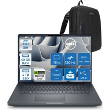Dell Pro Max 18 Plus Ultra 7 265HX Ddr5 40GB 4tb SSD 8GB/RTXPRO2000 Gddr7 18" Qhd+ 2560X1600 120Hz 500NITS Wifi 7 + Bt5.4 Freedos Kurumsal Iş Bilgisayarı MB18250X2F16 + Zettaçanta