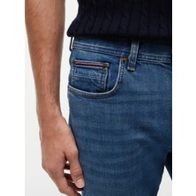 Tommy Hilfiger Erkek Mavi Tommy Hilfiger Core Straıght Denton, 1bb Mavi Erkek Kot Pantolon