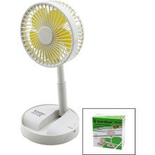 Hace Bazaar Masa Üstü Vantilatör USB Şarjıl Katlanır Fan=13.6cm - Uzayan AYAK=11-16CM 180 Derece Telefonluklu GS-275 (K95)
