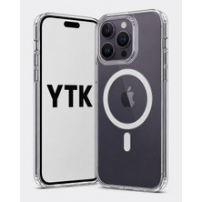 Ytk iPhone 14 Pro Max Şeffaf Kılıf Magsafeli Premium Casa