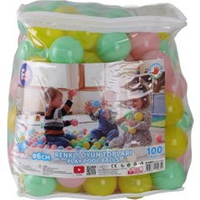 Uravas Store ER-6100BAG Fun Play Soft Renk Huz Topları Pvc Çantalı