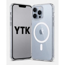 Ytk iPhone 13 Pro Max Magsafe Şeffaf Kılıf Premium Casa