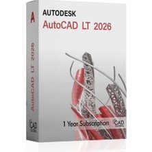 Autodesk AutoCAD LT 2026 (Windows) - 1 Pc 3 Yıl Serial Kod Full Sürüm