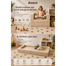 Dizanor Cozygo Katlanabilir Çocuk Koltuğu ve Yatağı 3’ü 1 Arada Antislip Tabanlı Taşınabilir Oyun Alanı