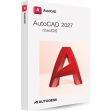 Autodesk Autocad 2027 (Mac) - 1 Mac 2 Yıl Serial Kod Full Sürüm