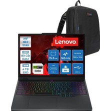Lenovo Legion 5 Intel Core I7 13650HX 80GB 4tb SSD 8GB/RTX5060/115W 15.3" Wuxga IPS 100% Srgb 165Hz Freedos Gaming Bilgisayar 83LY00B7TRF28 + Zettaçanta