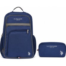 U.s. Polo Assn. PLCAN25081 Okul Sırt Çantası ve Kalemlik Seti Çok Gözlü