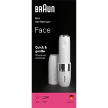 Braun Mini Yüz Tüy Alma Cihazı, Hızlı ve Nazik, FS1000, Beyaz