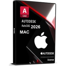Autodesk AutoCAD 2026 (Mac) - 1 Mac 1 Yıl Serial Kod Full Sürüm