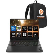 Hp Omen 16 Core 7 250H Rtx 5060 8gb 8gb Ram 512GB SSD 16" Wuxga 165Hz WIN11 Pro BQ9A9EAP302 Gaming Laptop + Per4 Çanta