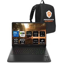 Hp Omen 16 Core 7 250H Rtx 5060 8gb 8gb Ram 2tb SSD 16" Wuxga 165Hz Freedos BQ9A9EAP304 Gaming Laptop + Per4 Çanta