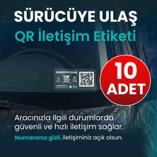 Hayat Kartım Sürücüye Ulaş Qr Kodlu Araç Cam Etiketi – Numara Göstermeden Iletişim