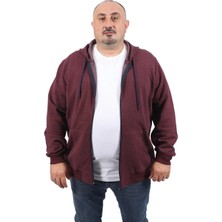 Moc Grande Mocgrande Büyük Beden Sweat Direction 22718 Bordo