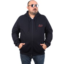 Moc Grande Mocgrande Büyük Beden Sweat Kapüşon Ninety One 22724 Lacıvert
