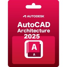 Autodesk Autocad Architecture 2025 (Windows) - 1 Pc 2 Yıl Serial Kod Full Sürüm