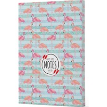 Aydogan's Ady Flamingo 1 - Yan Baskılı Çizgili Defter