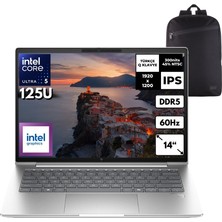 Hp 640 G11 Ultra 5-125U 40-Gbddr5 2 Tbssd Intel Graphics 14" Windows 11 Pro + Hmf Sırt Çantası AD4D0ETHMF36