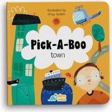 Neobebek Pick-A-Boo - Town (Ingilizce Döndür-Seç Hareketli Kitap)