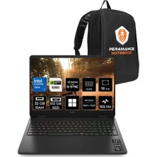 Hp Omen 16 Core 7 250H Rtx 5060 8gb 32GB Ram 512GB SSD 16" Wuxga 165Hz WIN11 Pro BQ9A9EAP320 Gaming Laptop + Per4 Çanta