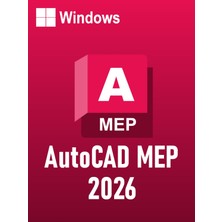 Autodesk AutoCAD MEP 2026 (Windows) - 1 Pc 2 Yıl Autodesk Serial Key
