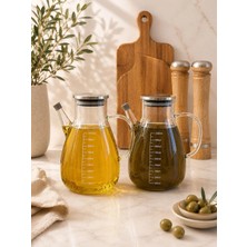 Onedekor 2'li Boroslikat Elly Cam Yağlık Çelik Kapak - 100 ml