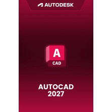 Autodesk AutoCAD 2027 (Windows) - 1 Pc 3 Yıl Serial Kod Full Sürüm