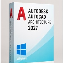 Autodesk Autocad Architecture 2027 (Windows) - 1 Pc 2 Yıl Serial Kod Full Sürüm