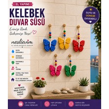 Nesli Evim El yapımı, Balkon dekorasyonu  5 li Kelebek