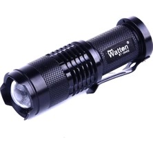 Hace Bazaar Mini LED Fener Küçük Boy Yüksek Aydınlatma Gücü Kompakt Taşınabilir Model WT-304