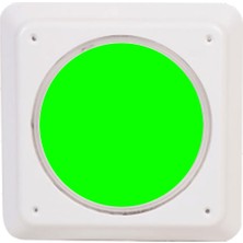 Slim Flat Kare Sıva Üstü LED Havuz Aydınlatma Ampülü Lamba Yeşil 230MM x H33MM 30W