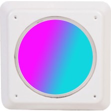 Slim Flat Kare Sıva Üstü LED Havuz Aydınlatma Ampülü Lamba Rgb Tüm Renkler 230MM x H33MM 30W